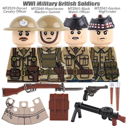 WW2 Winter Soldiers Building Block Set - Military Figures & Weapons Collection (Apricot)
