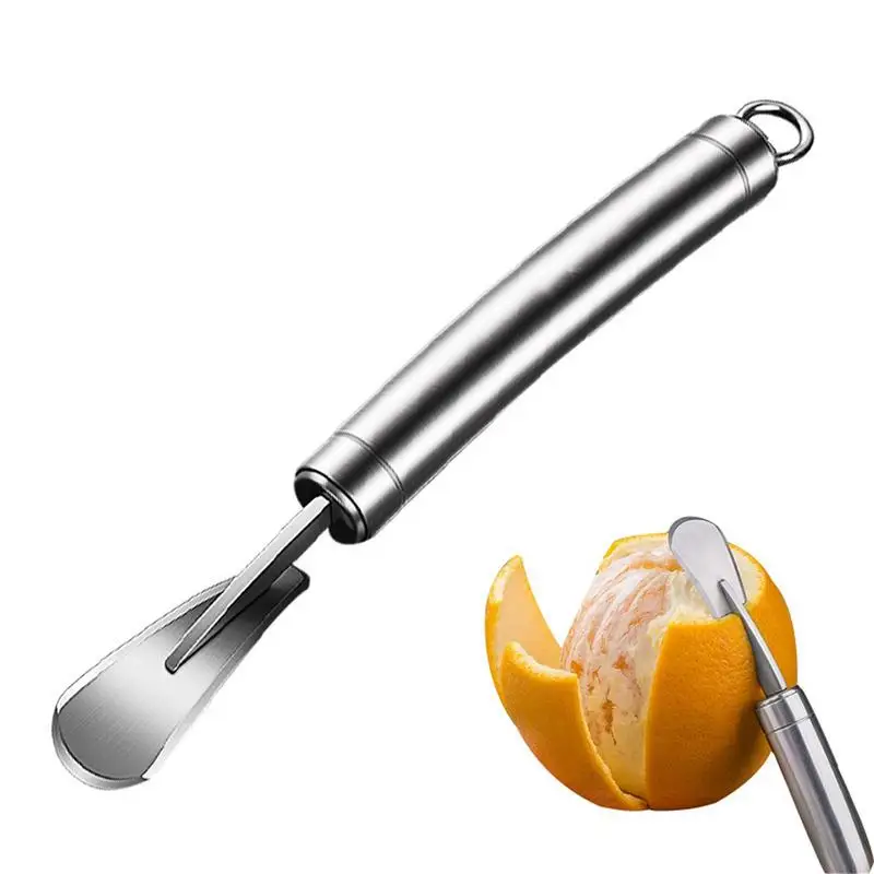 Fruit Peeler Tool Orange Peeler Citrus Remover Easy To Apply Sharp Stainless Steel Lemon Tool Kitchen Gadgets For Picnics