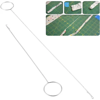 1/2Pcs Sewing Loop Turner Hook Stainless Steel,for Fabric Belt Strips Long Tuber Handmade,DIY Quitling Tool Knitting Accessories 1