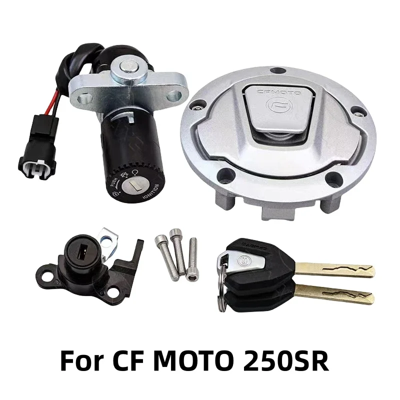 

For CFMOTO CF Moto 250SR CF250SR 250 SR Motorcycle Ignition Switch Gas Cap Key Set Accessories