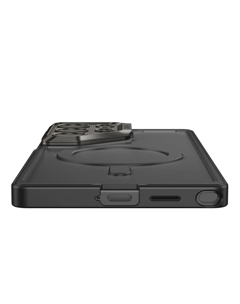 For Magsafe Wireless Charging Case For Samsung Galaxy S25 S24 Ultra Metals Lens