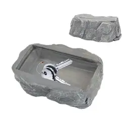 Hide A Key Rock Fake Rock Log Turtle Statue Key Hider Realistic Stone Door Key Box Decorative Weather Resistant Outside Key