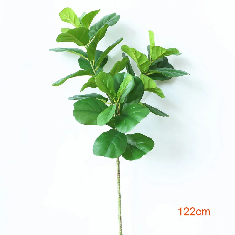 Large Artificial Plant Leaves Real Touch Branches Leaves Ficus