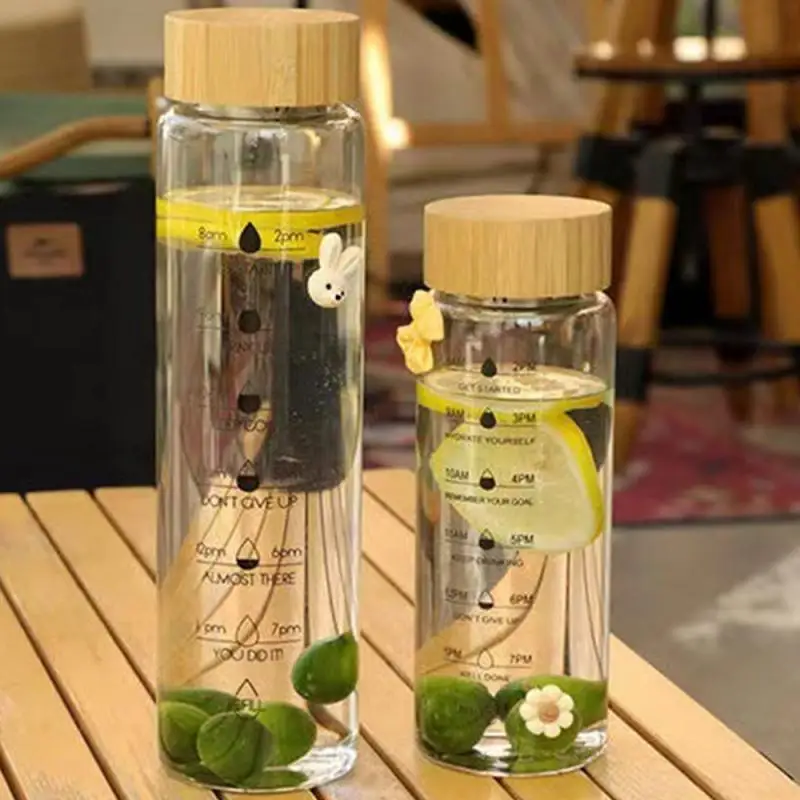 Premium 1000ml Glass Water Bottle 2