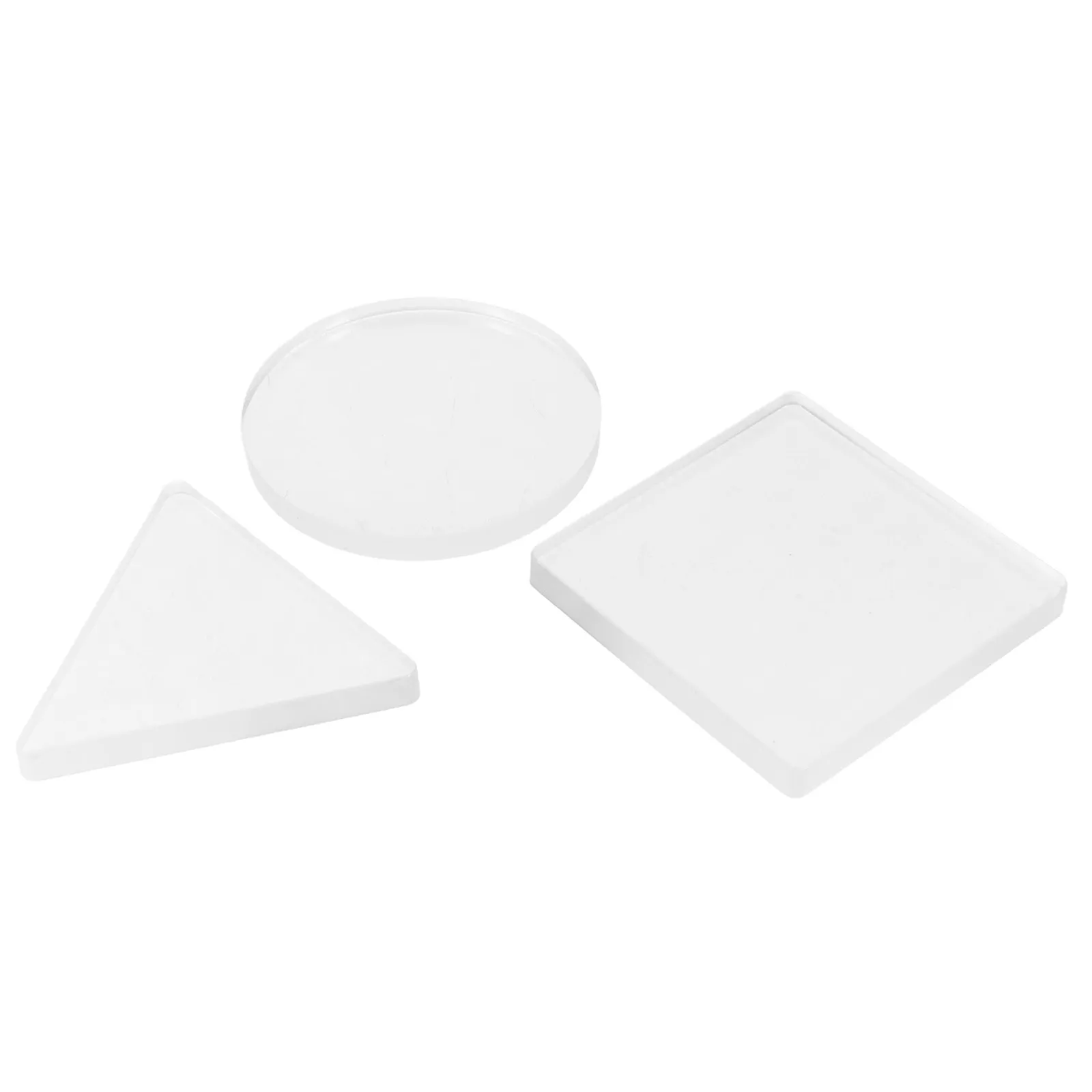 3Pcs 재사용 가능한 젤 인쇄 플레이트 어린이를위한 부드러운 비 스틱 모노 인쇄 아트 전송 플레이트 DIY 공예 용품 젤 프레스 인쇄