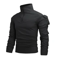 Men Outdoor Sport Hiking T-Shirts Combat Softair Military Multicam Camouflage Hunting Climbing Camping Shirt Tactical Clothing 2