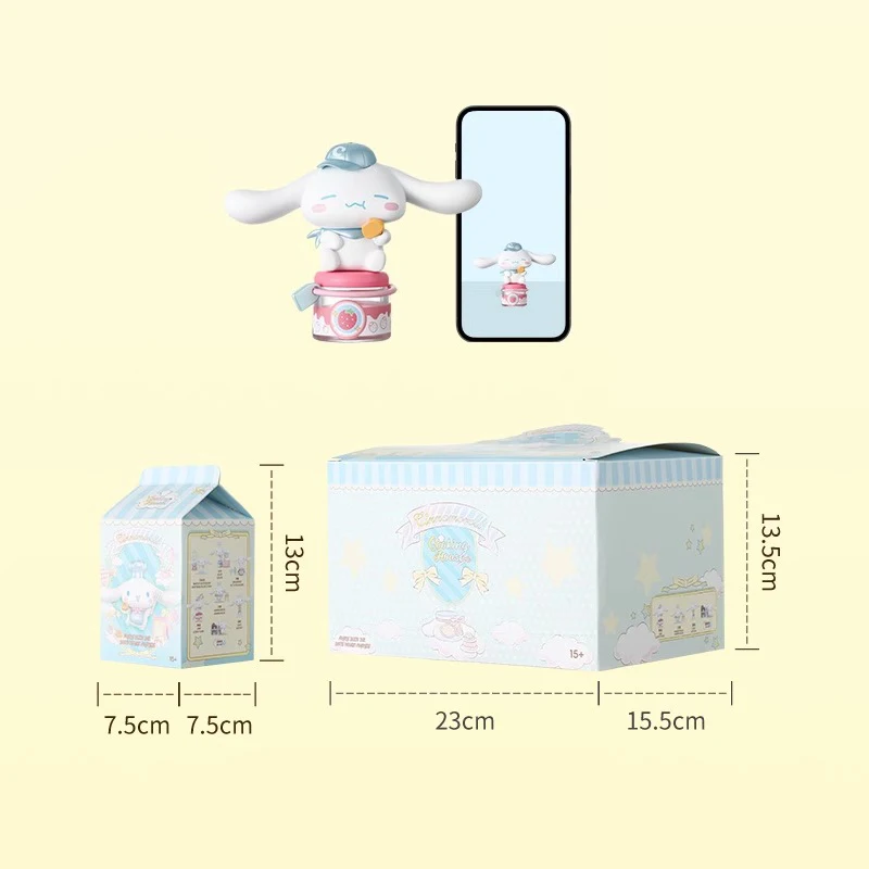 Sanrio Charakter Cinnamoroll Kochhaus Kuchen Frühstück Miniatur Blindbox Spielzeug Sammlung Schreibtisch-Deko Weihnachtsgeschenk – Detail 2