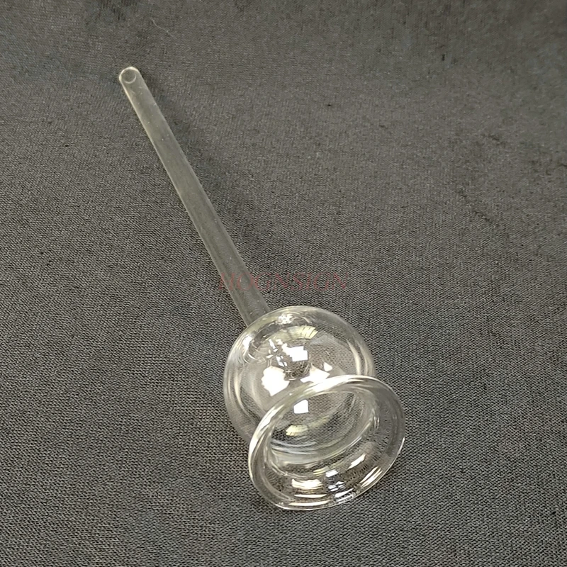 Safety Funnel (Straight) Glass Long Neck Funnel Chemical Experiment Equipment