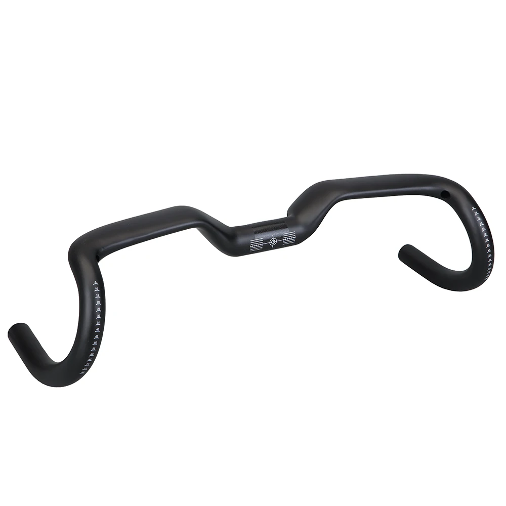 

2022 New Carbon Gravel Handlebar Big Flare Bar Cycle Cross Road Bike Handlebars 400/420/440mm Di2 Carbon Fiber Bicycle 10 degree