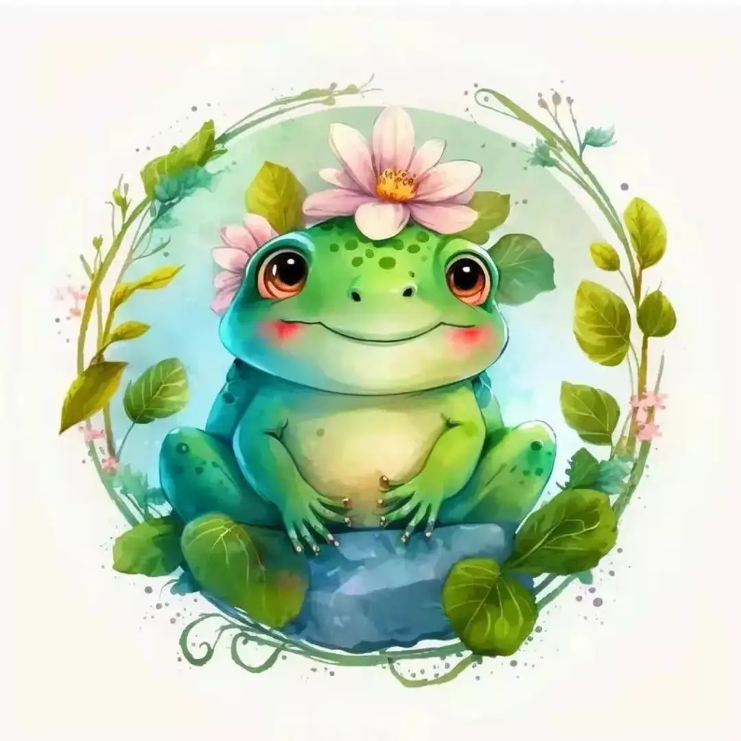 Wall Sticker Bathroom Toilet Decor Living Room Cabinet Home Decoration Decals Beautify Self Adhesive Mural Lotus Leaf Frog