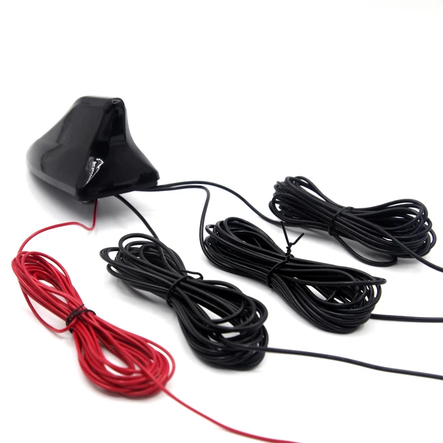 Shark fin antenna car general with 5 meters of wire DAB/GPS/AM FM/GSM -  AliExpress