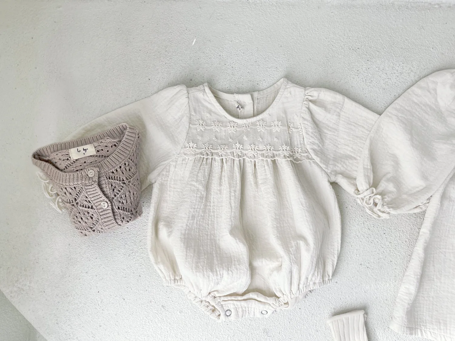 

Kids Clothes Romper Girls New Newborn Baby Solid Color Sweet Princess Cute O-neck Fashion One-piece First Birthday Clothes