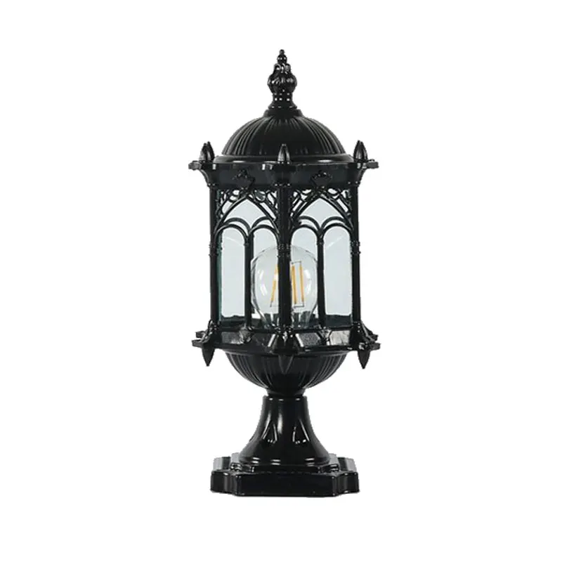 

European Retro Outdoor Pillar Lamp Landscape Corridor Porch Path Post Pillar Light Bollard Light For Home