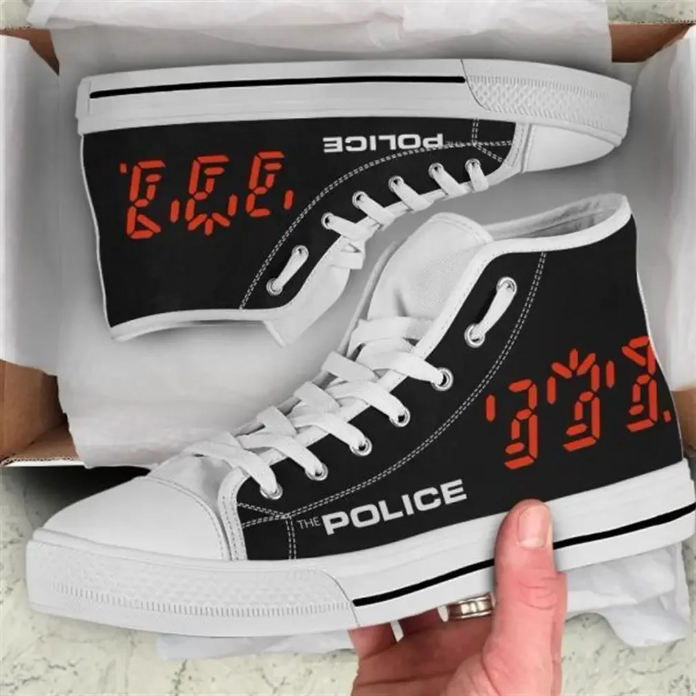 Hot Cool Fashion Pop Funny New Summer High Quality Sneakers Casual Shoes Men Women The Police High Top Classic Board Shoes