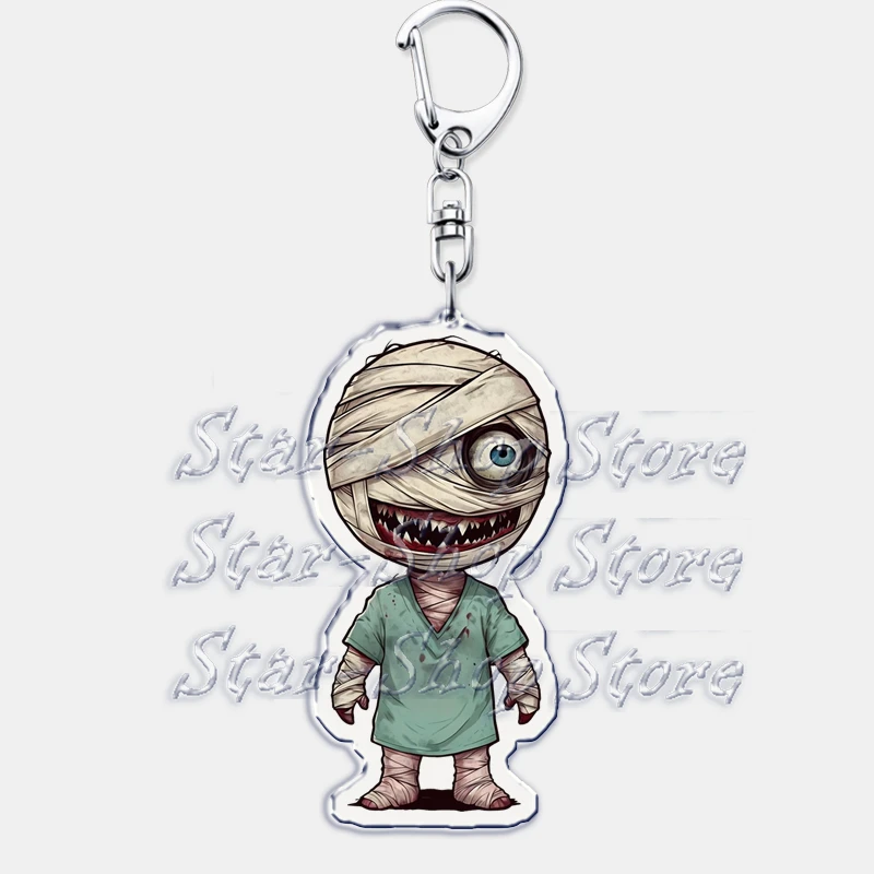Hot Horror Game Chibis Schlüsselanhänger für Zubehör Tasche Niedliche Jimmy Curly Anya Sallyface Schlüsselanhänger Schmuck Freunde Gamer Gaming Geschenke – Detail 13