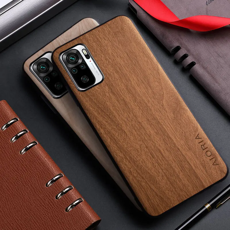 Elegant Bamboo Wood Pattern Case with Unique Design - Compatible with Xiaomi Redmi Note Series