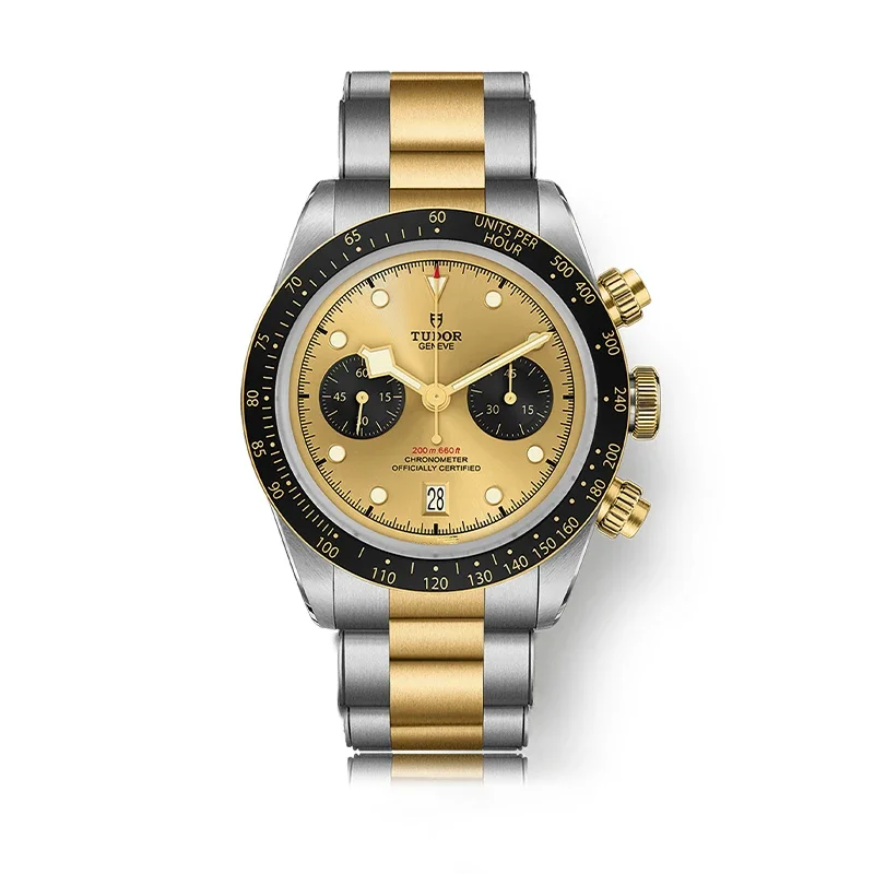 Tudor Biwan Series Watch 42Mm Dial Panda Dial Chronograph Quartz Business Watch Men Sports Orologio Da Uomo Impermeabile Orologi