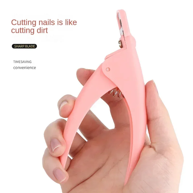 Professional Nail Art Clipper Special Type U Word False Tips Edge Cutters Colorful Guillotine Cut False Nail Knife Tools nail clipper set nail clipper nail scissors set nail clippers manicure nail clipper set nail clippers kit