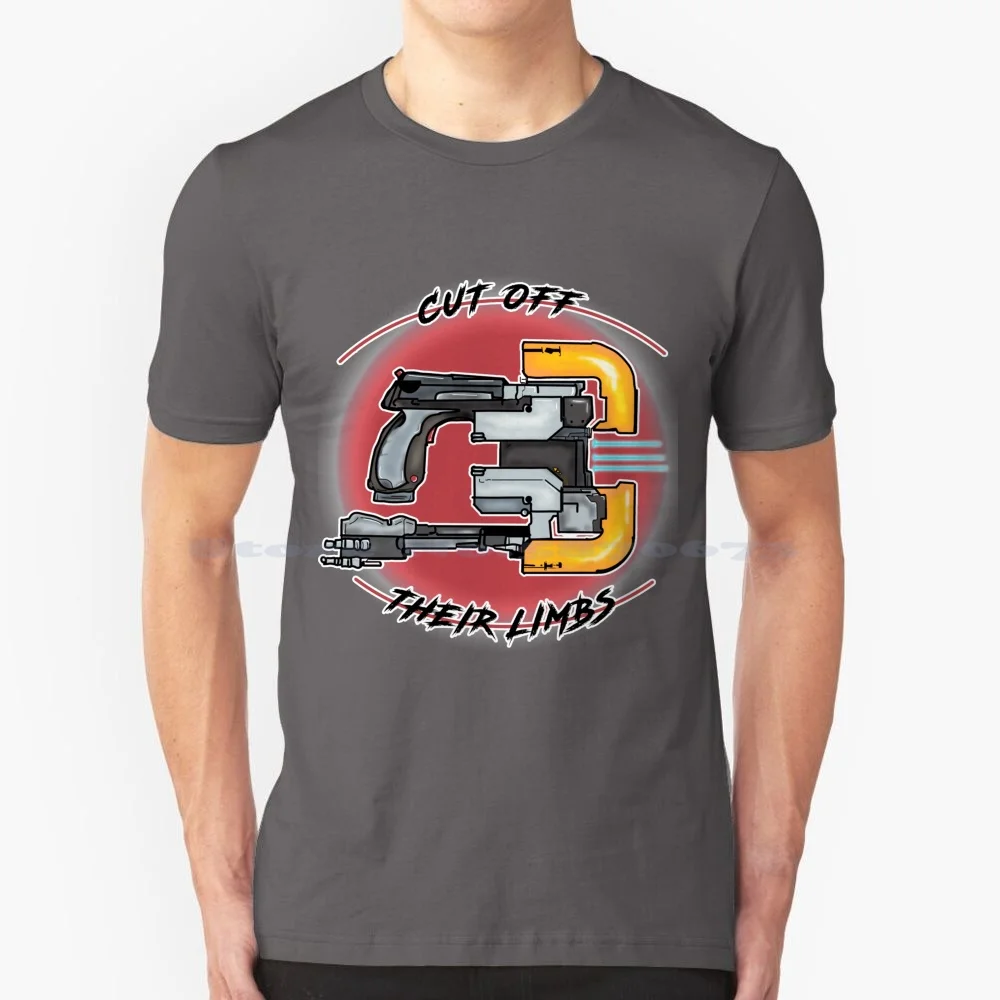 Taglia I Loro Arti! T Shirt 100% Cotone Tee Dead Space Plasma Cutter Cut Off Loro Arti Sopravvivenza Horror Video Games Jersey