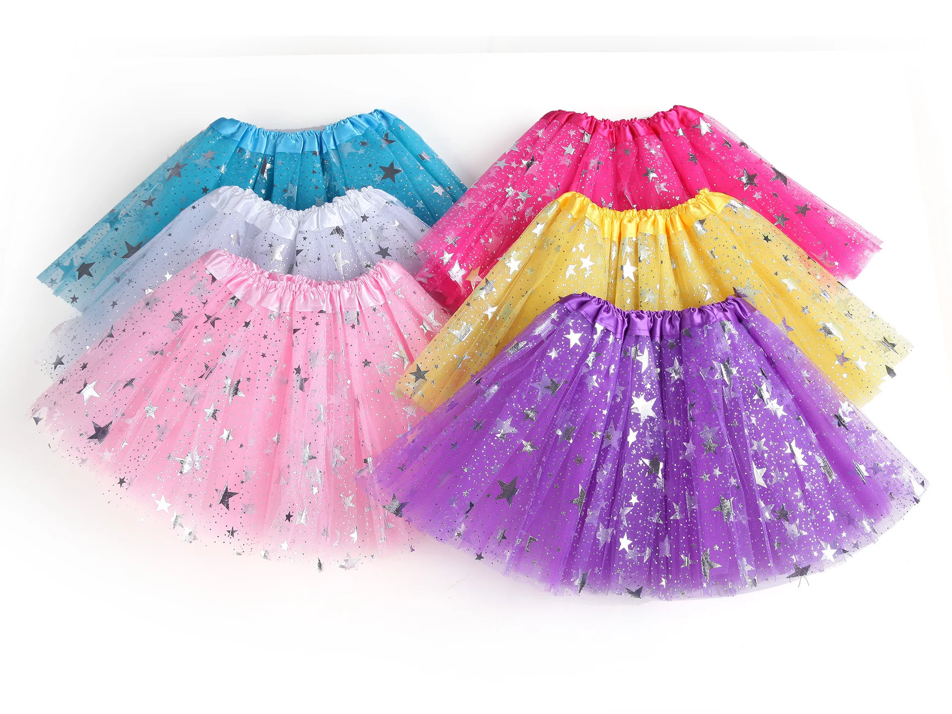 Kids Girls Baby Tulle Star Sequins Princess Tutu Skirt Outfits Costume ballet tutu skirt children skirts