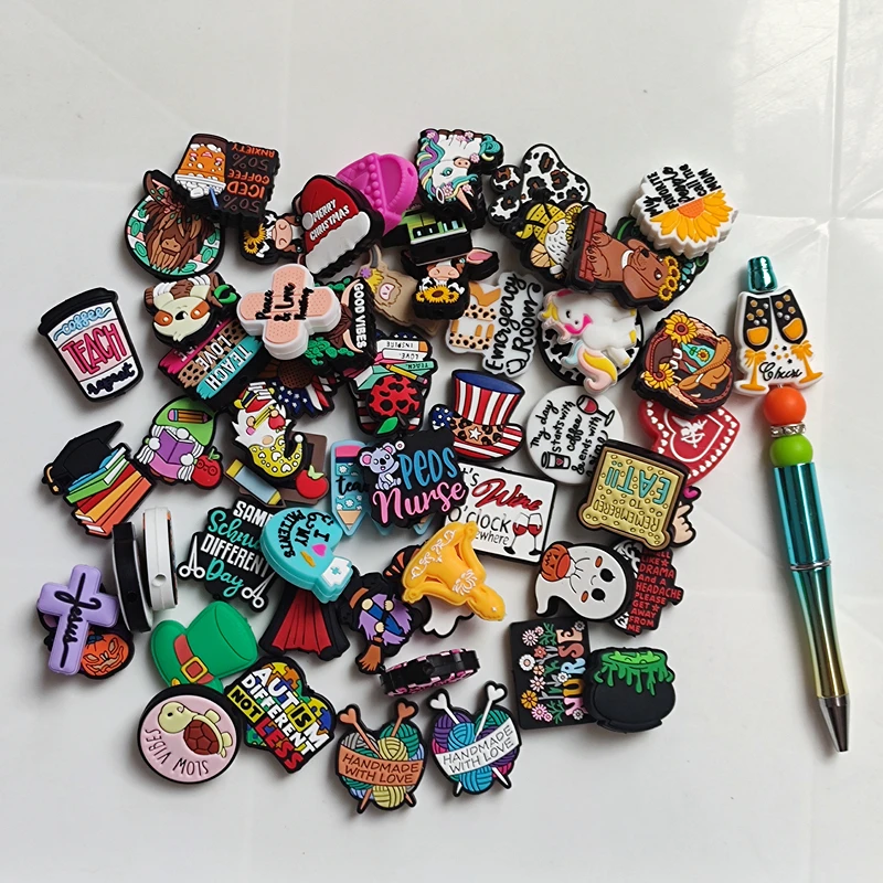 500/1000/2000pcs Silicone Beads For Jewelry Making DIY Pacifier Chain Bracelet Decorations Jewelry Accessorie Focal Beads