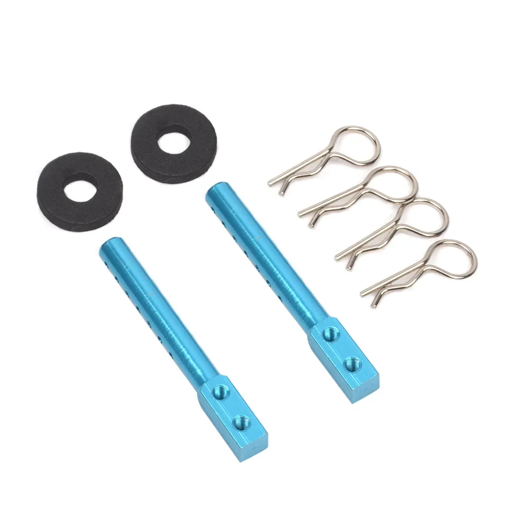 

Aluminum Body Post Mount W/Clip for Tamiya TT02 TA05 TT01 TB-03 TA07 Pro TB Evolution 6 1/10 RC On Road Drift Car Upgrades Parts