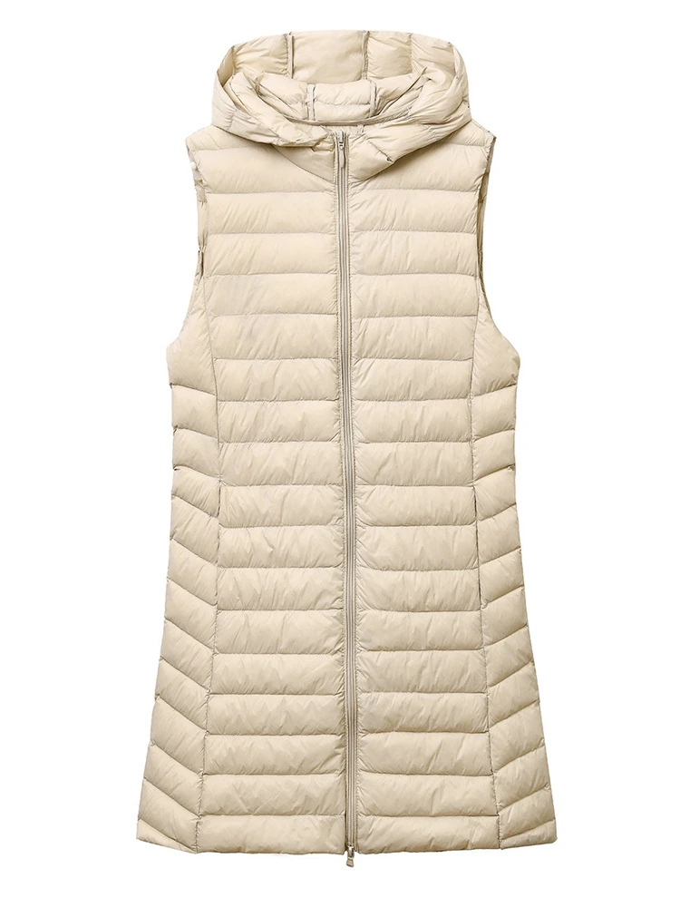 Women White Duck Down Parkas Autumn Winter Ultra Light Down Jacket Female Lieghtweight Hooded Double Side Coats Windbreakers