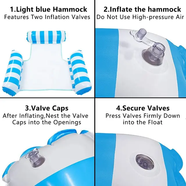 Inflatable Summer Water Hammock 6