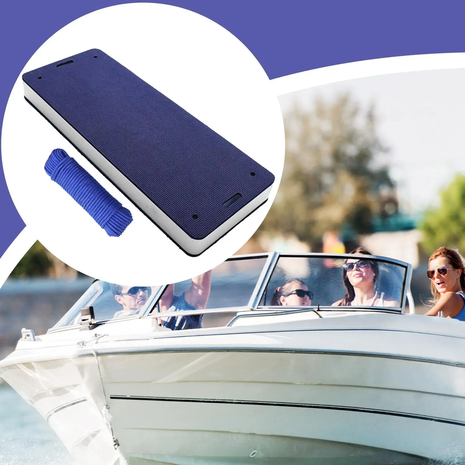 Pontoon Boat Bumpers Prevents Boat Scratches EVA Boat Fenders Heavy-Duty Protection Cushioning Buoyancy For Fishing Batingo 5