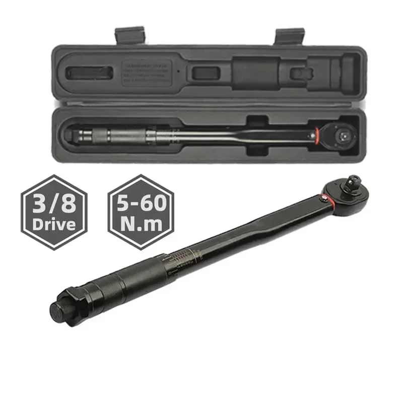 5-60n. m Drehmoments chl üssel 3/8 ''Vierkant antrieb vor eingestellte Fahrrad drehmomente Schlüssel Zwei-Wege-Ratsche Auto Fahrrad Auto Handwerkzeuge