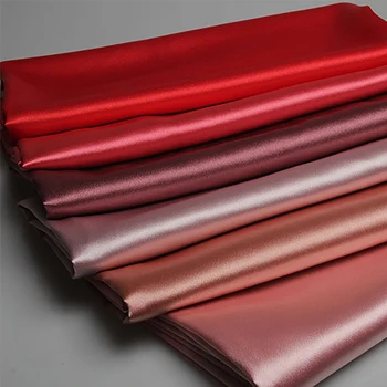 Solid Satin Fabric by Meter 1