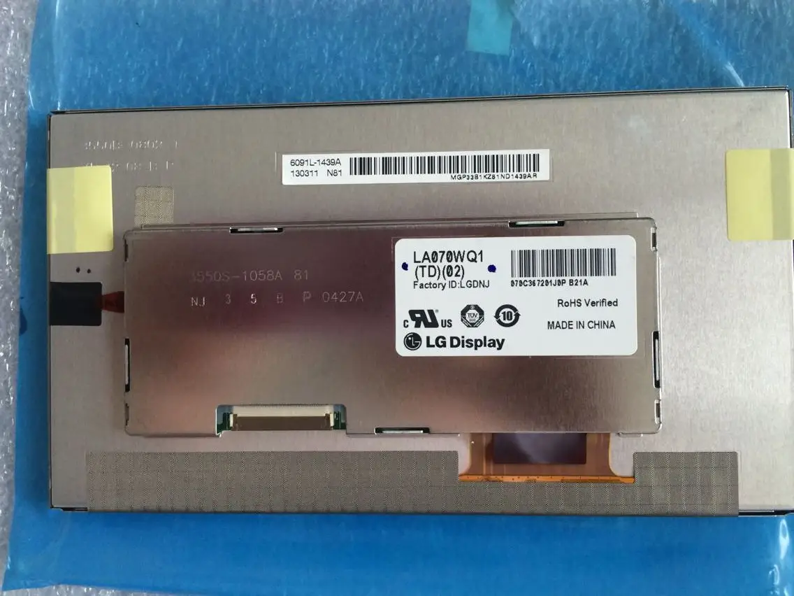 Polegada Lcd para o Rádio do Carro Buck Lacrosse lg La070wq1 Td02