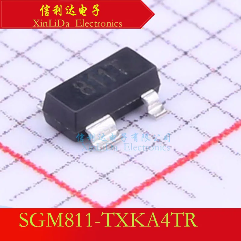 

SGM811-TXKA4/TR SGM811-TXKA4 SGM811 The marking code 811* Monitoring and reset chip New and Original