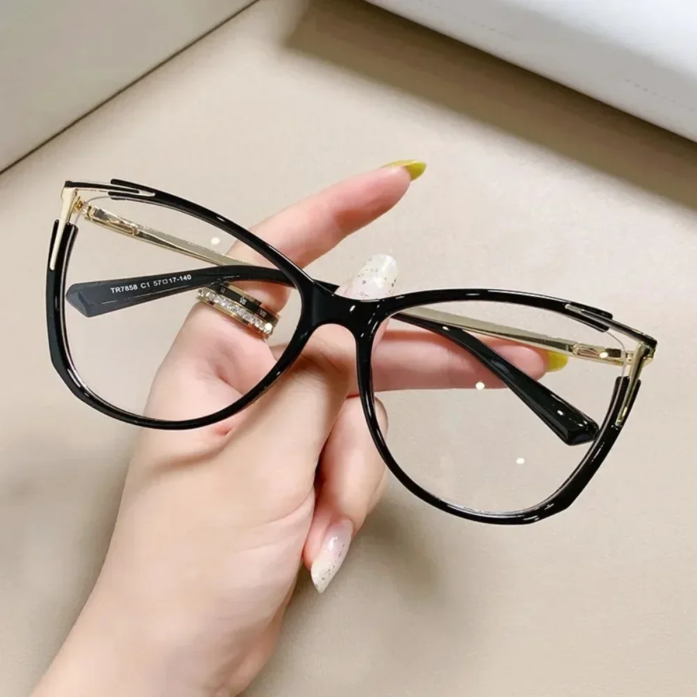 Anti Blue Light Computer Glasses, Transparent Frame for Women & Men, Luxury Designer Optical Eyewear, Fashion Spectacles