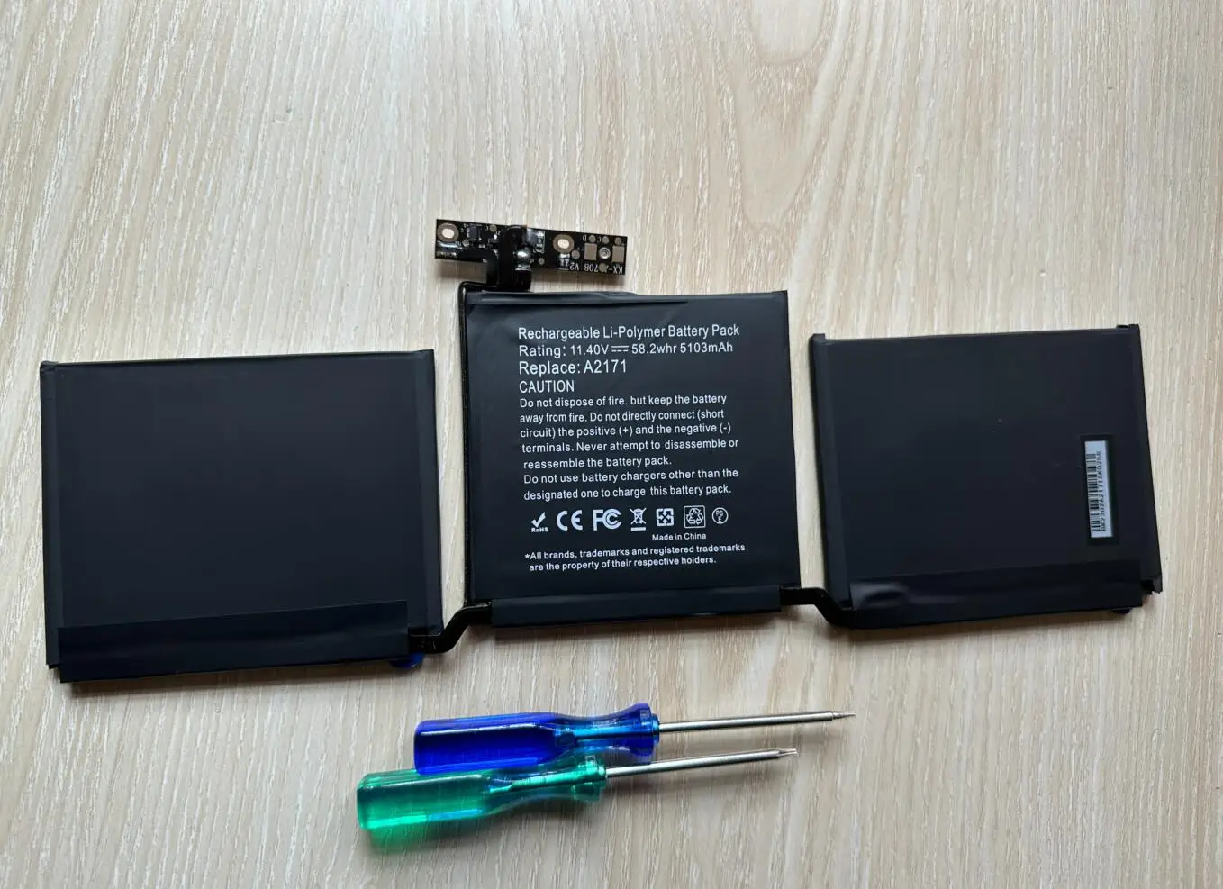 Bateria do Portátil para Apple Macbook Pro Retina 13.3 Aaa21592023 Ano 13 Polegada com Ferramentas A2289 A23382023 2023 A2171 - Imagem 3