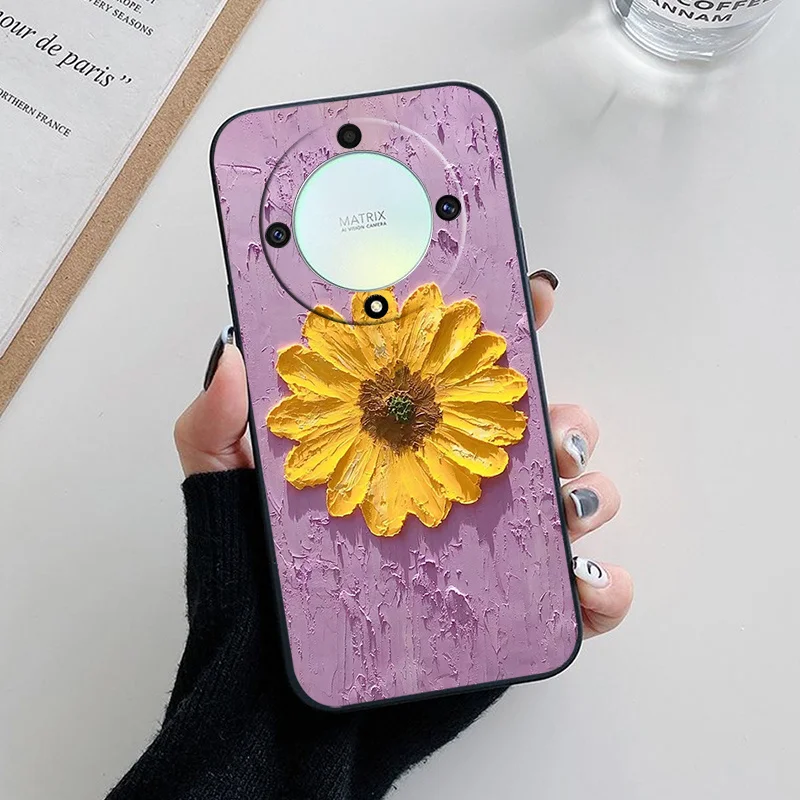 Chic Black TPU Silicone Case - Stylish Soft Cover