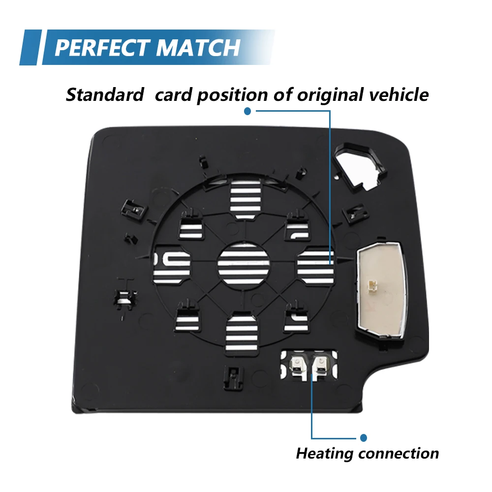 Espejo Lateral De Vidrio Para Chevrolet Silverado / GMC Sierra 1500 2014-2018 - Lado Derecho/pasajero