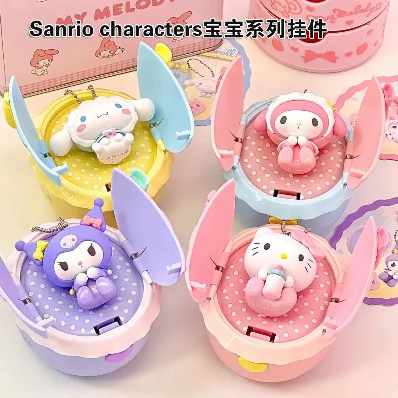 

Sanrio baby pendant series blind box ornaments Hello Kitty Kuromi Cinnamoroll My melody Pochacco figure girls gift trendy toy