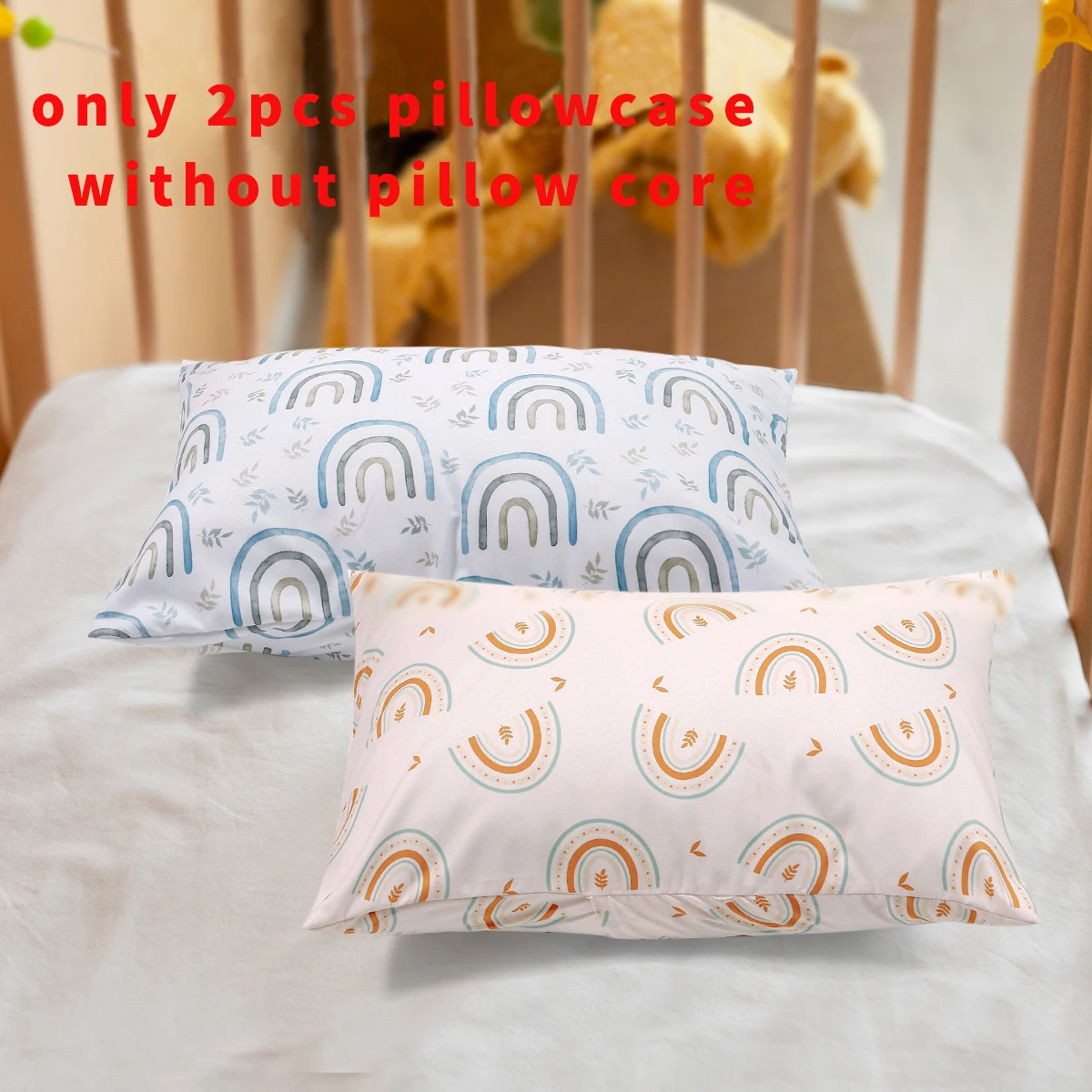 Elinfant 2PCS Baby Envelope Pillowcase For Kids ,Children Pillow Cases Soft Baby Pillow Cover Cushions Cover Home Decor