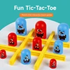 Tic Tac Toe Funny Table Board Games Family Party Game Big Eating Small Chess Puzzle Toys Parent-child Interactive Toys for Kids 2