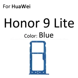 Sim Card and Micro SD Slot Tray Reader Holder Connector Replacement (For Honor9 Lite Blue)