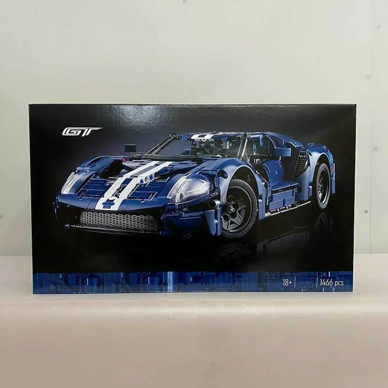 

Детский конструктор Ford GT, модель спортивного автомобиля, подходит для 42154 1466 штук