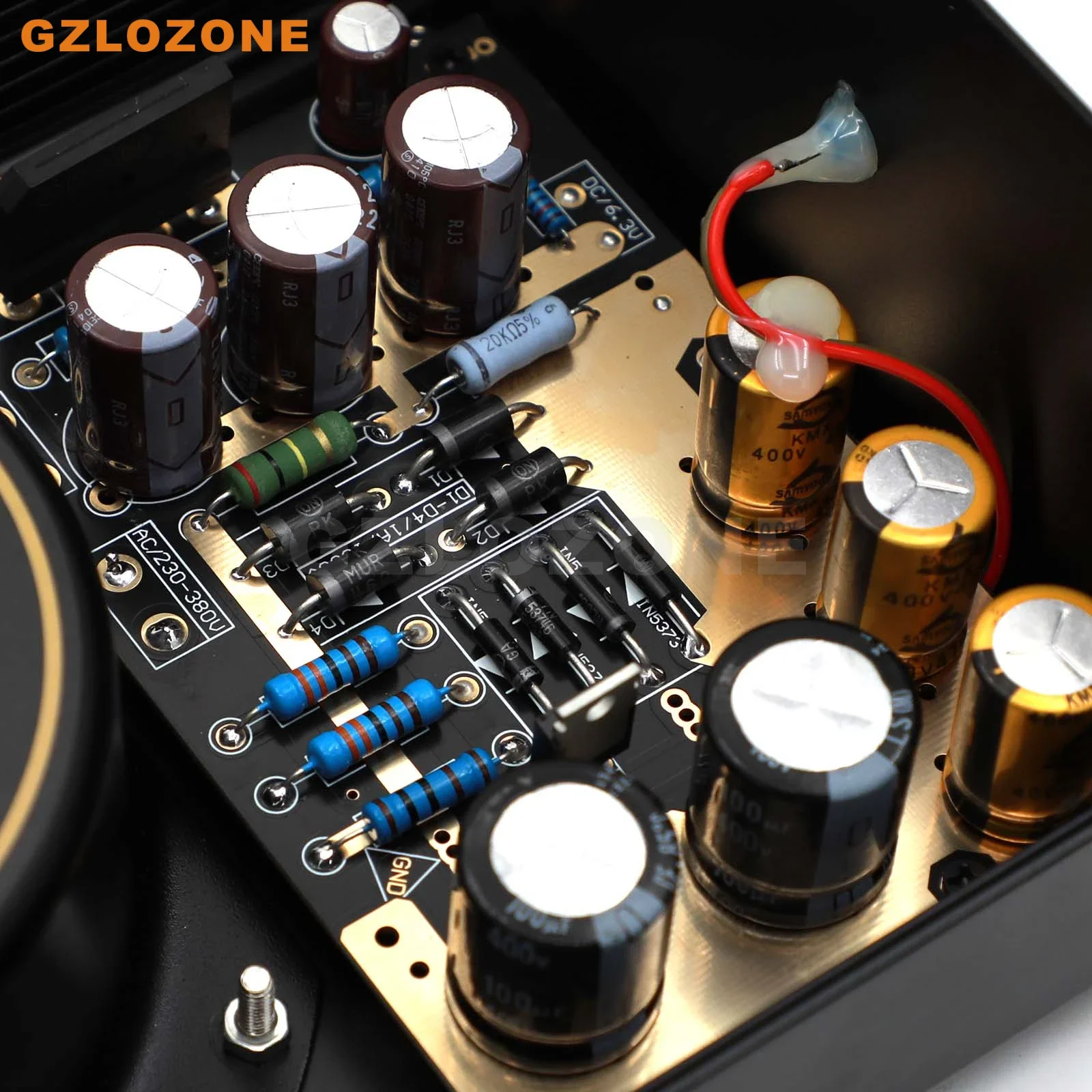 HIFI Split Type-MM ECC83 Tube Phono amplifier Base On EAR834 With Volume control 5