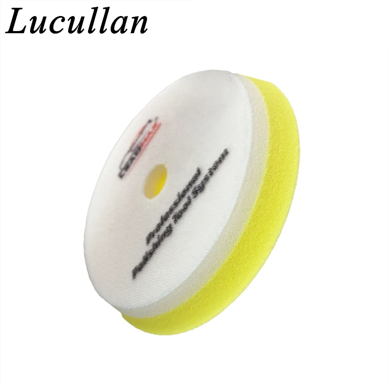 5 Cuscinetti In Spugna Morbida Da 3 Pollici (75mm) Per Lucidatura, Con Attacco A Strappo (Hook & Loop), Spessore 13mm, Per Levigatrici E Lucidatrici