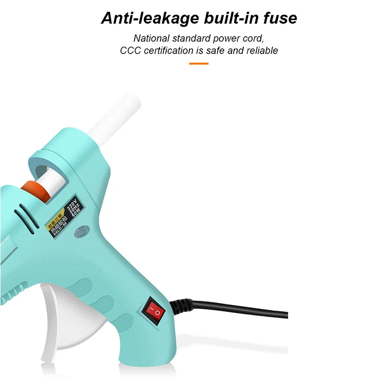 DTBD 20W/50W Hot Melt Glue Gun Household Mini Indusrial Adhesive Hot Gun for Kids DIY Craft Repair Tools Use 7mm Glue Sticks