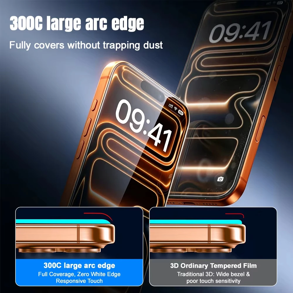 Crystal Clear Tempered Glass Screen Protector - 1 to 5 Pack