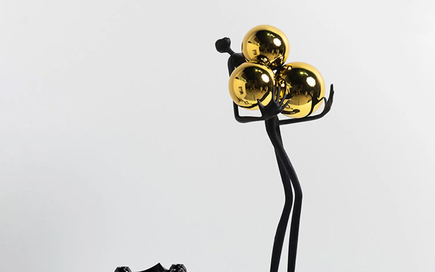 Creativity Figure Statue Modern Abstract Art Metal Iron Art Sculpture Home Decoration Living Room Bedroom Office Desktop Decor