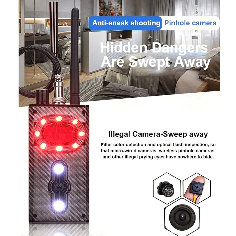Hidden Camera Detector K99 Anti Spy RF Signal Wireless