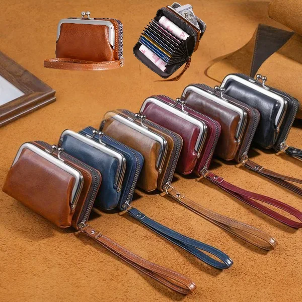 Coin Purse Coin Wallet Women Wallet Card Wallet Change Bag New Women Pu Leather Wallets Female Short Hasp Coin Purses Ladies Portable Money Bag Large Capacity Card Holders Clutch