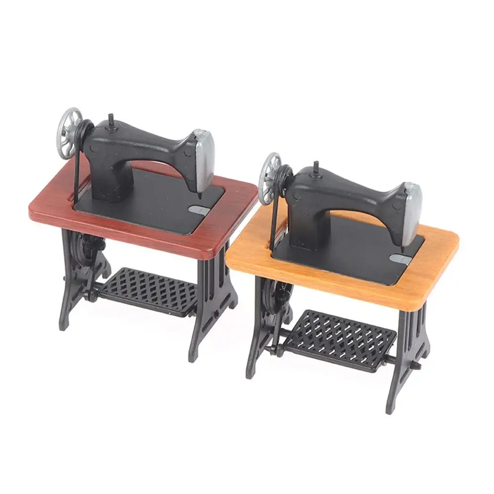 

Kids Gift ABS 1:24 Dollhouse Accessories Dollhouse Furniture Toy Sewing Machine Toy Miniature Furniture Toy Knitting Tool Model